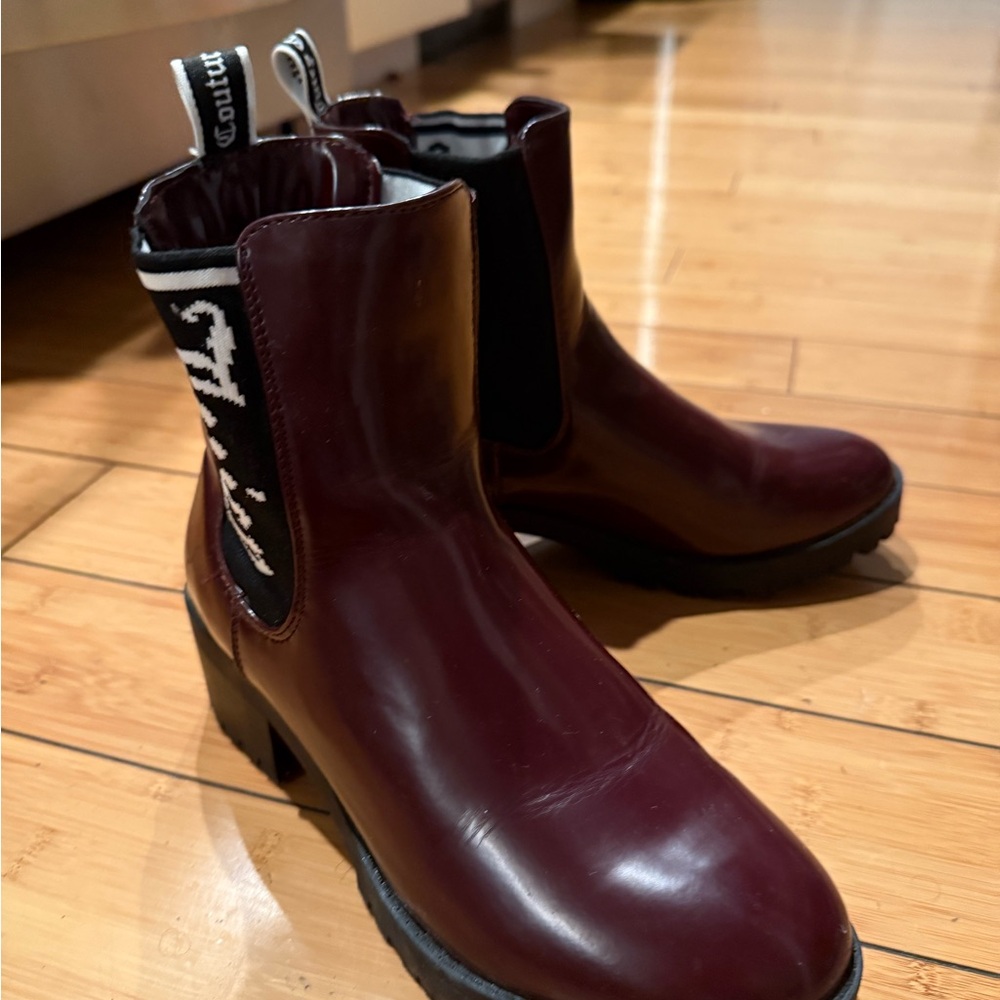 Stylish Burgundy Ankle Boots